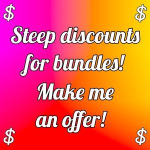 Happy to offer serious discounts for bundles!